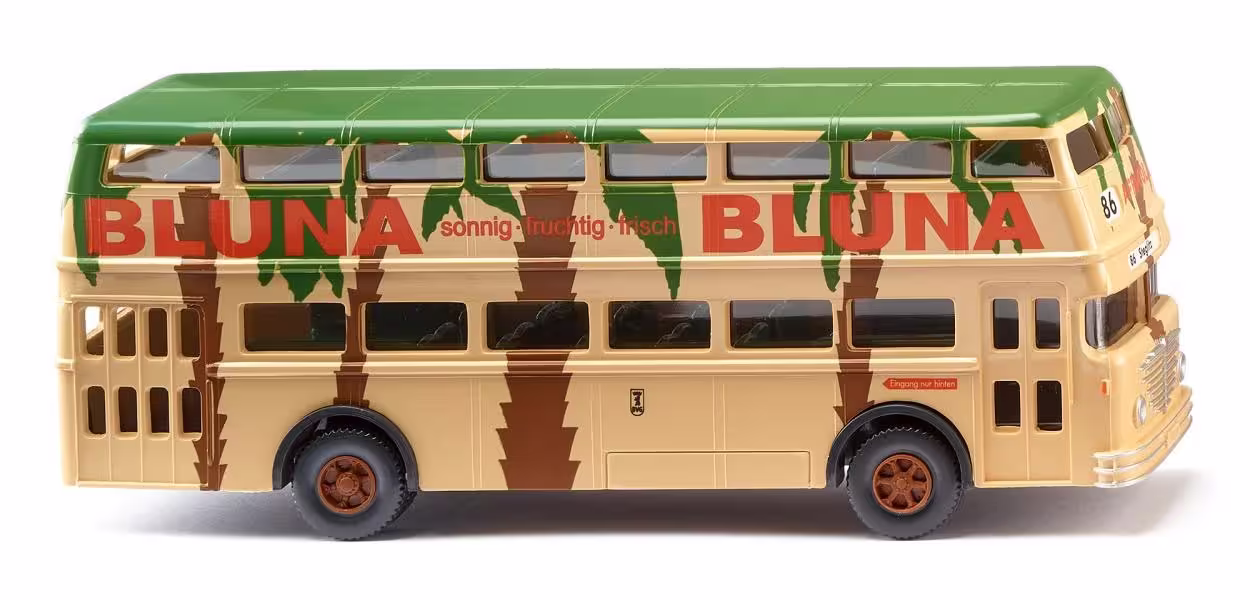 Doppeldeckerbus D2U Büssing Bluna Modell von WIKING 1:87 eilbote-onlineshop - Agrarfox