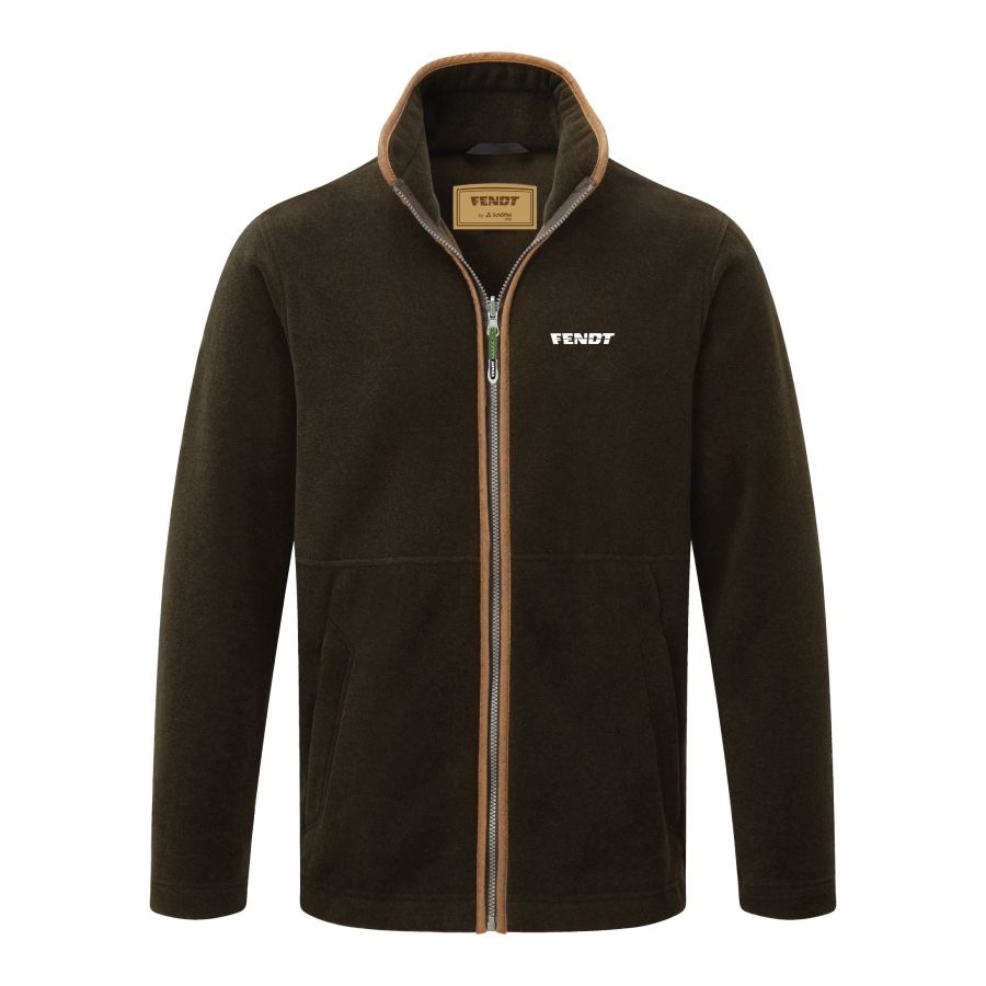 Fendt Herren-Fleecejacke – Loden-Grün