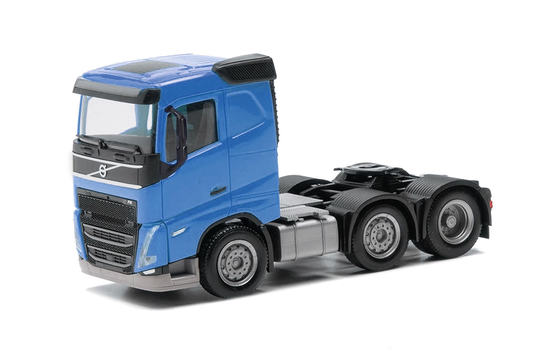Volvo FH Flachdach Zugmaschine 3achs 6x2 - himmelblau Modell von Herpa 1:87
