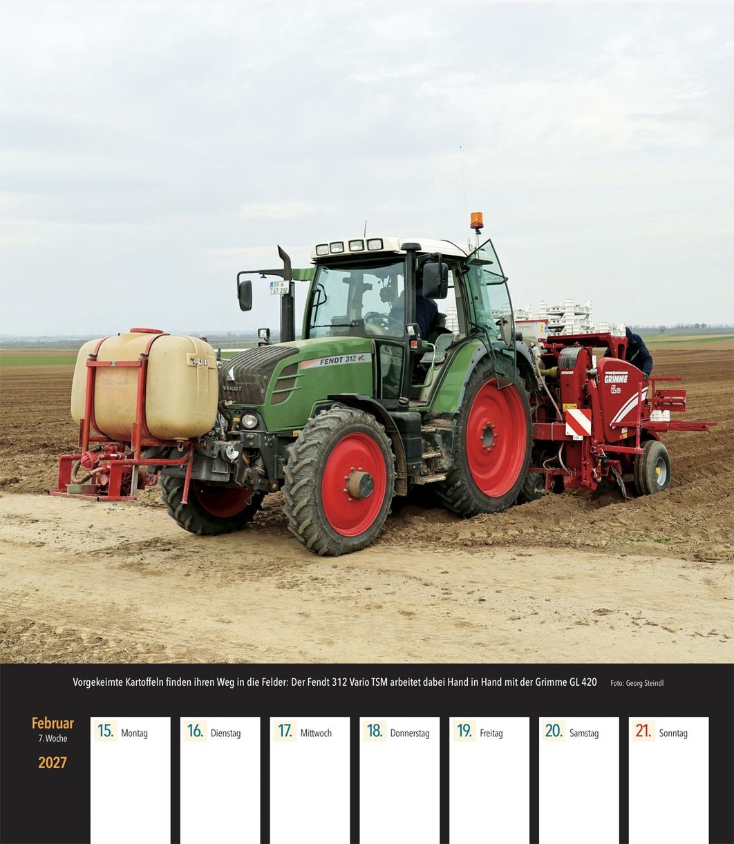 Fendt Traktoren Wochenkalender 2027