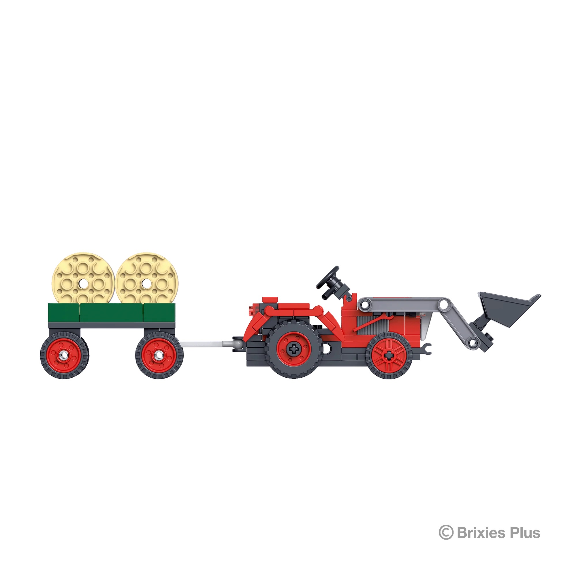 BRIXIES Plus Traktor Rot Modell von Brixies Plus 