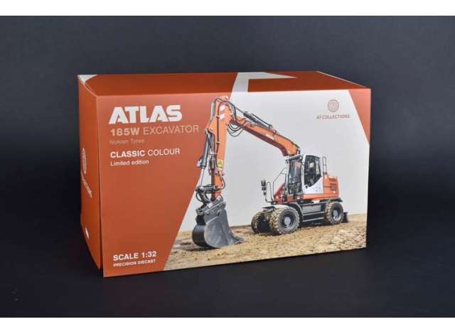 Atlas 185W Bagger mit Nokian Reifen Modell von At Collections 1:32
