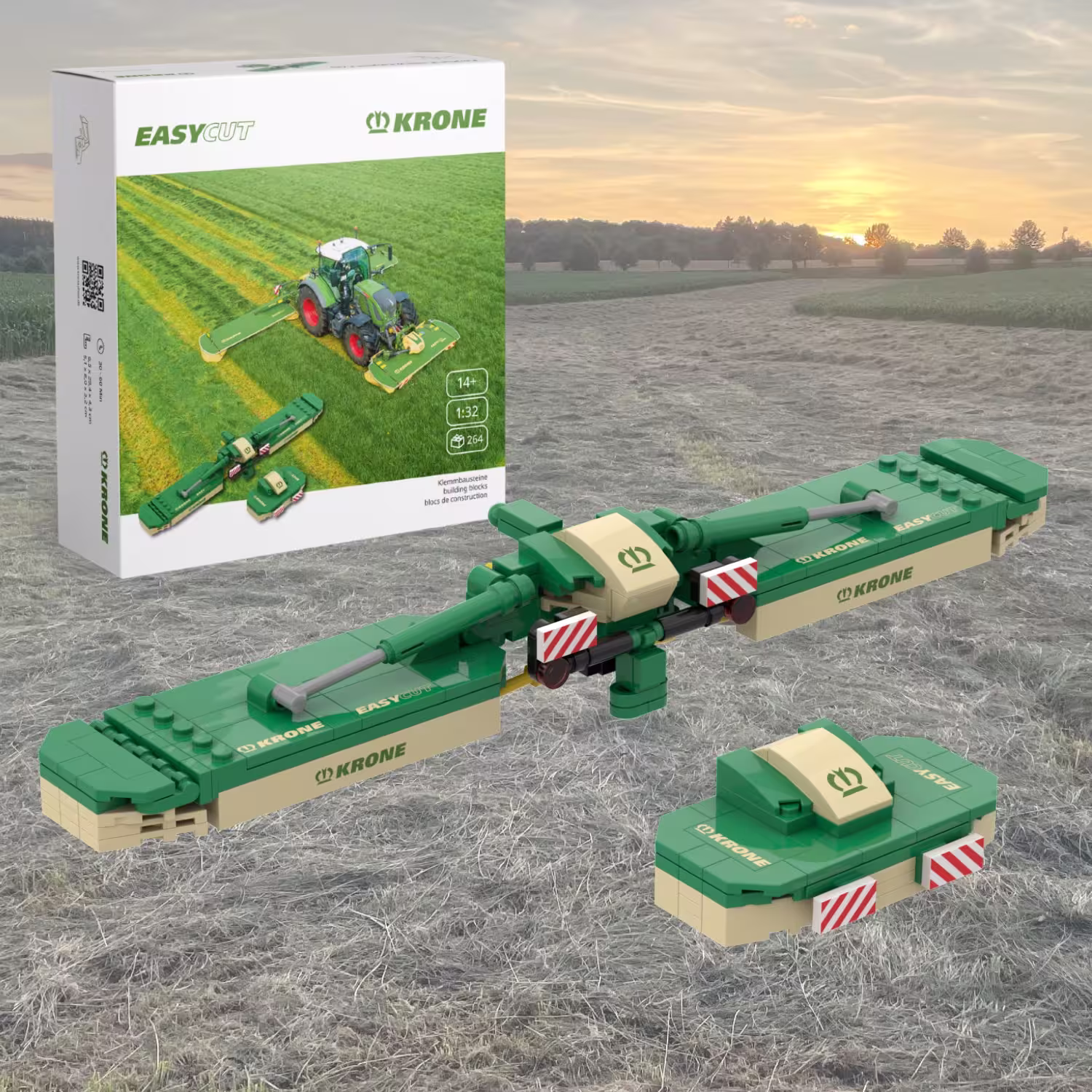 KRONE EasyCut B1000 & F320 1:32 Mähwerk Modell - 264 Bausteine eilbote-onlineshop - Agrarfox