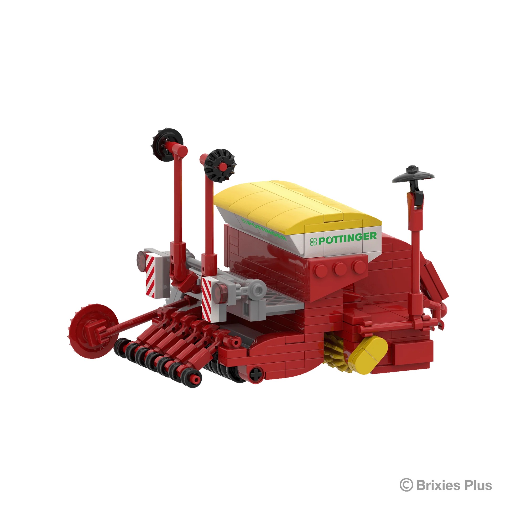 BRIXIES Plus Pöttinger Vitasem M Modell von Brixies Plus 1:32