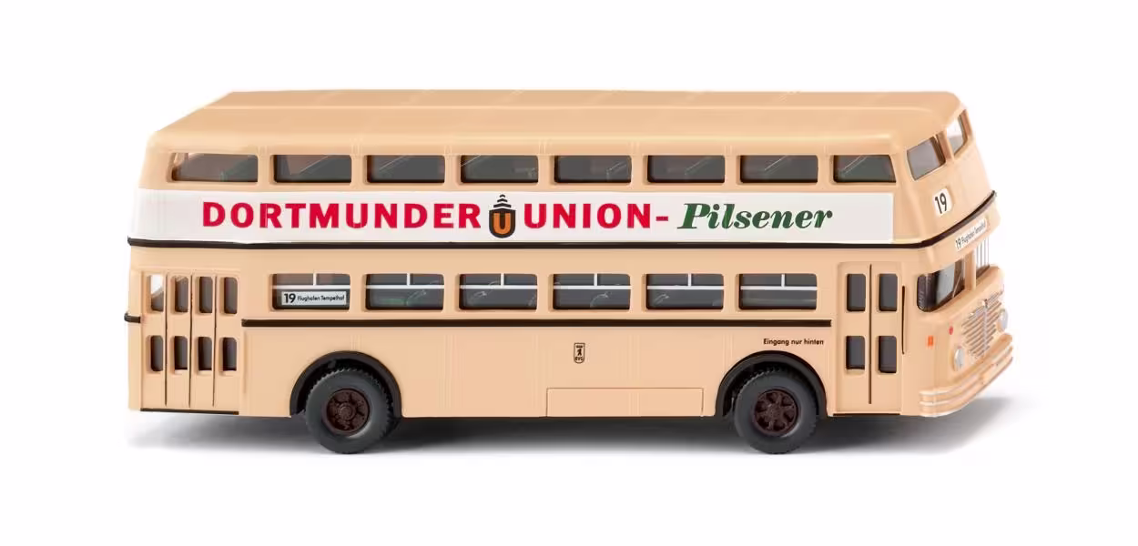 Doppeldeckerbus D2U Büssing Dortmunder Union Modell von WIKING 1:87 eilbote-onlineshop - Agrarfox