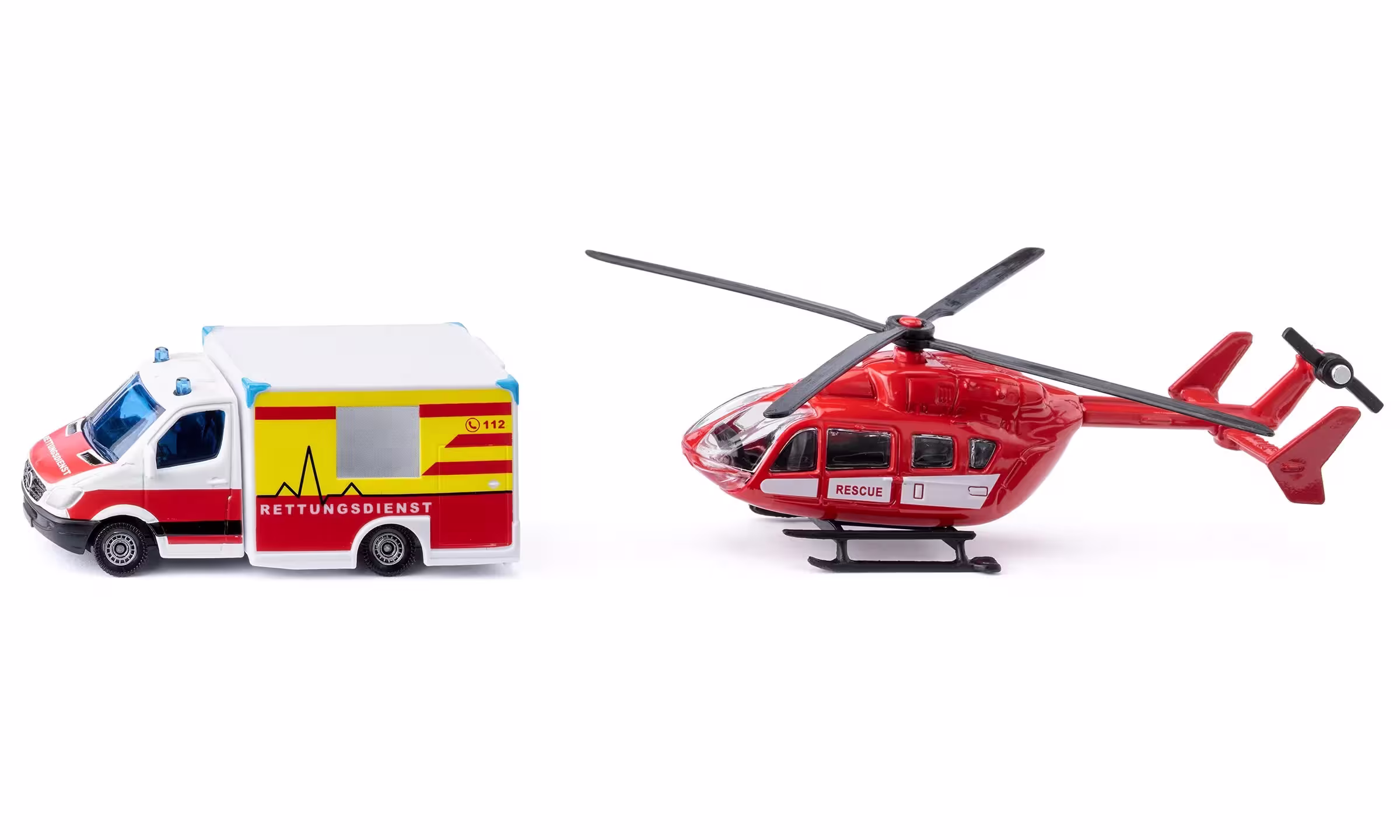 Mercedes-Benz Rettungswagen und Helikopter Modell von Siku  eilbote-onlineshop - Agrarfox
