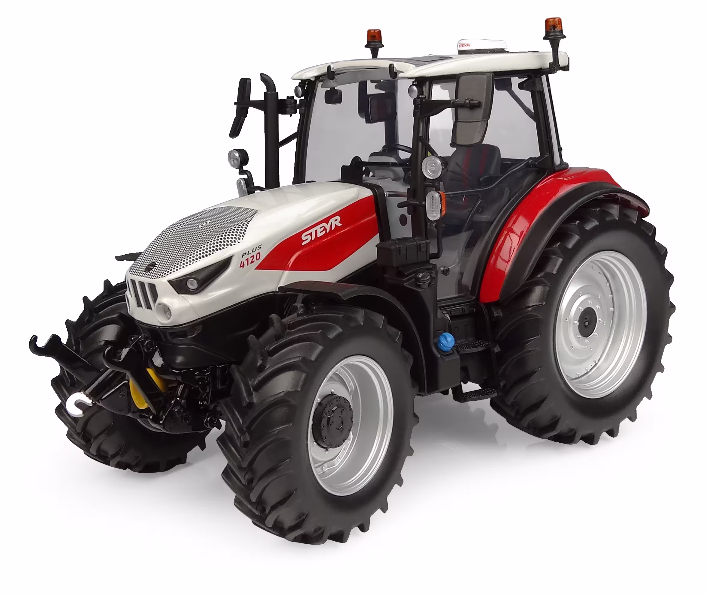 MA76059-1 Artikelname: Steyr 4120 Plus Originalhersteller: Steyr Modelltyp: 4120 Plus von Universal Hobbies im Maßstab: 1:32 Hersteller-Nr: UH6853