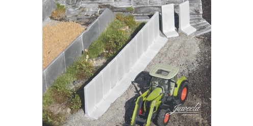 Betonstützen L Winkel (64 Stk.) Modell von Juweela 1:87