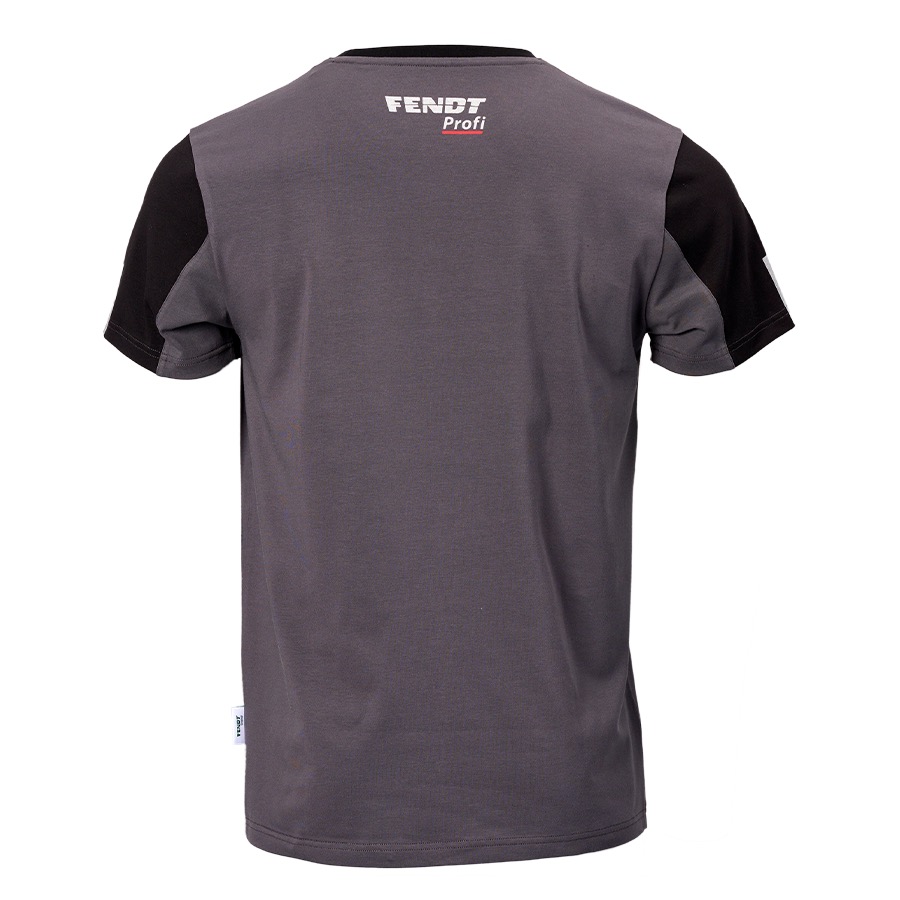 Fendt Profi T-Shirt grau/schwarz