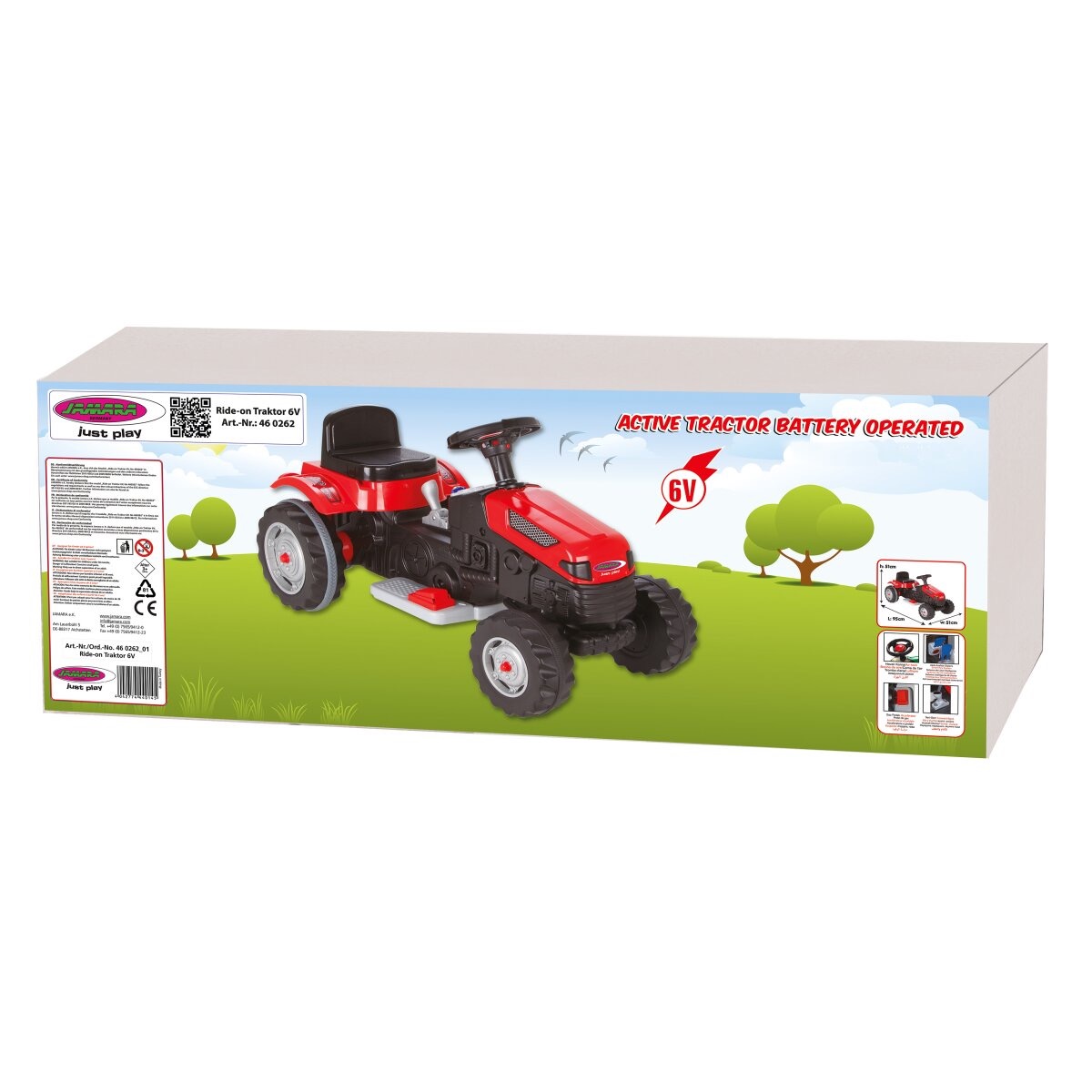 Strong Bull 6V Ride-on Traktor Modell von Jamara 