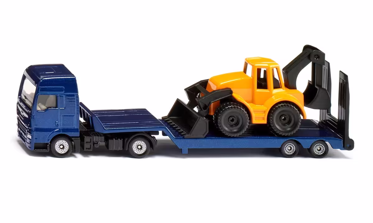 MAN LKW mit Baggerlader Modell von Siku  eilbote-onlineshop - Agrarfox