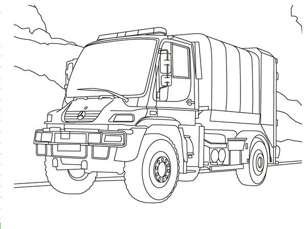 Unimog + MB-Trac Malbuch