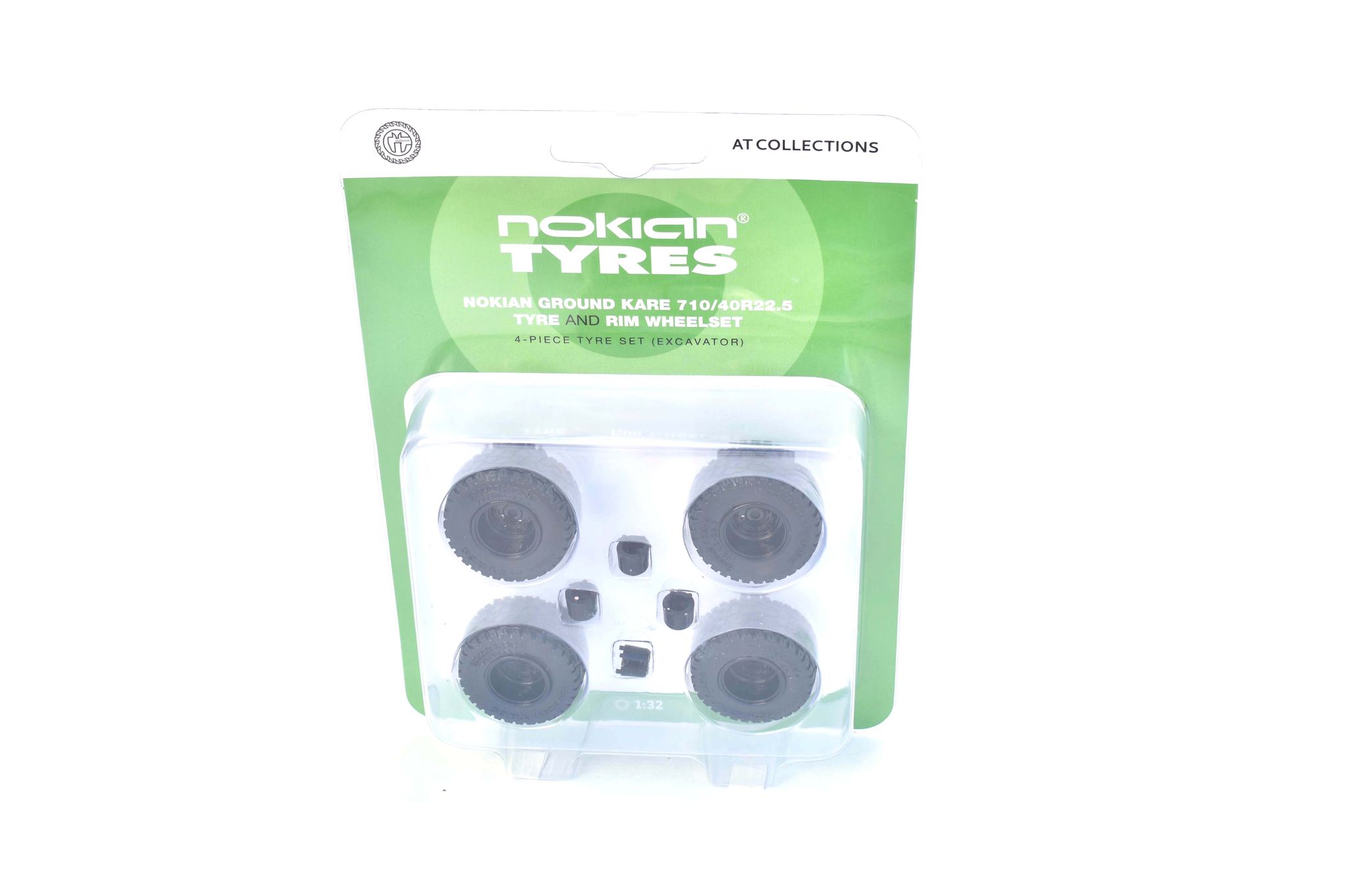 Nokian Ground Kare 710/40-22.5 Räderset Anhängerreifen Modell von AT Collections 1:32
