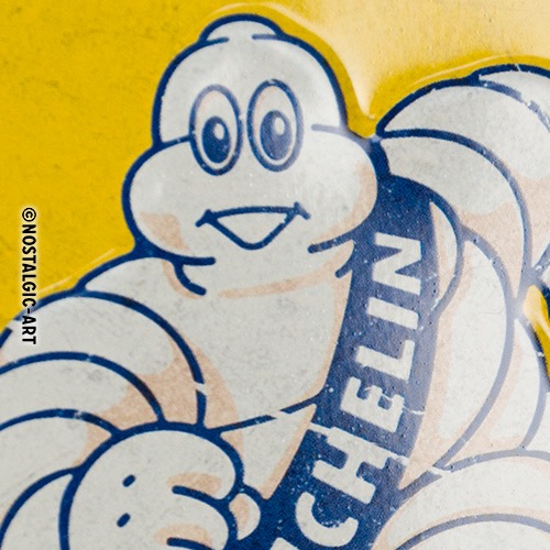 Michelin- Logo Evolution Blechschild 40 x 30 cm Modell von Nostalgic-Art 