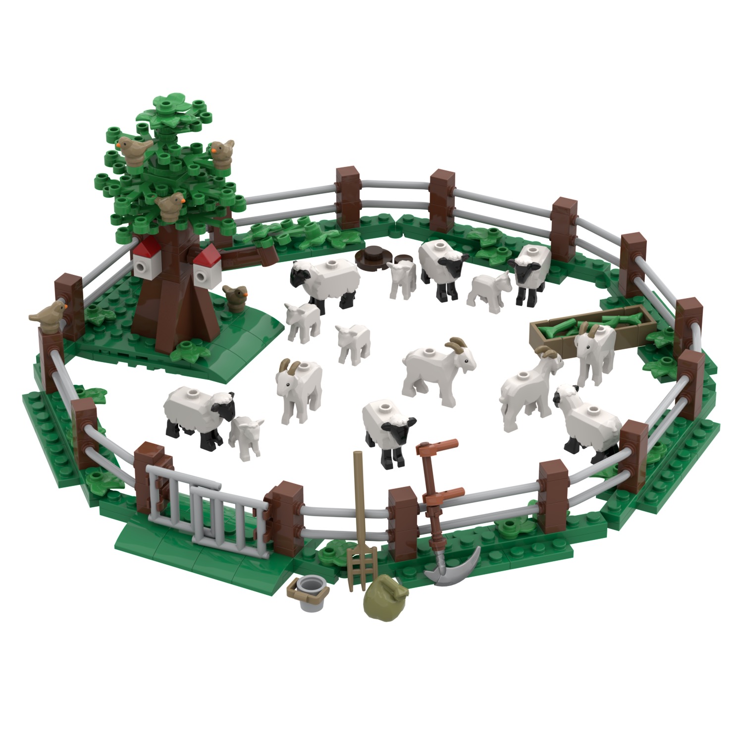 brickbuur Schafweide mit Zubehör