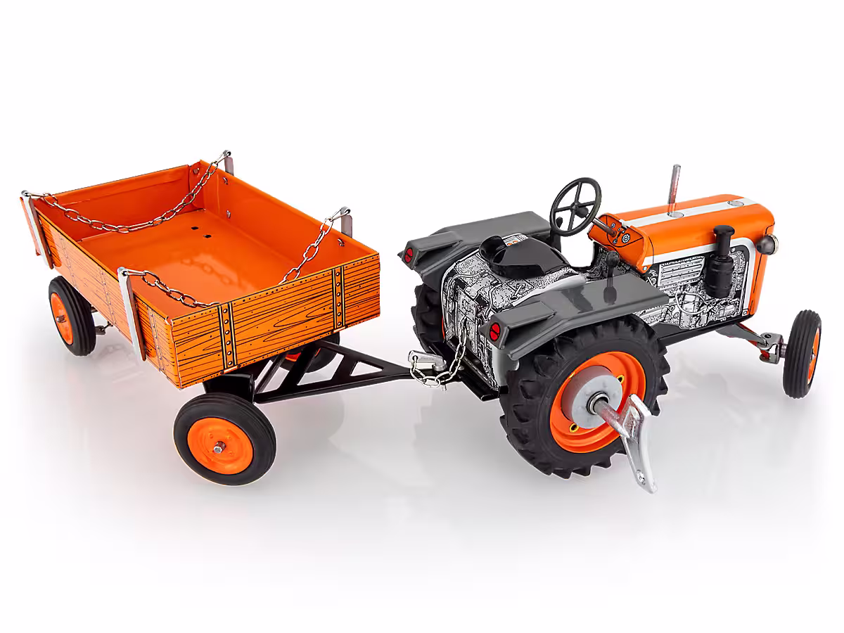 Kubota T 15 mit Anhänger-1