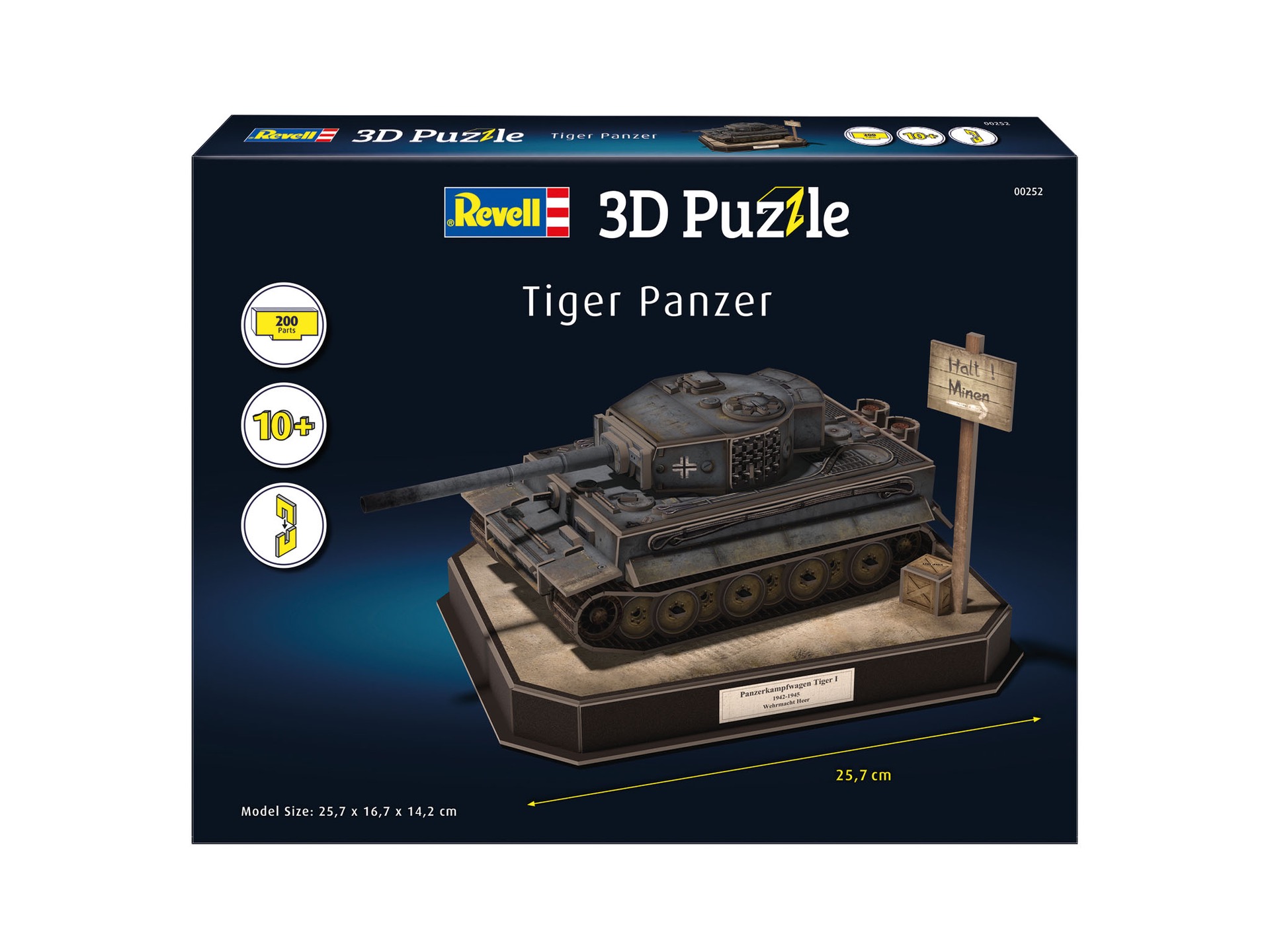 Deutscher Panzer „Tiger 1“ Modell von Revell 