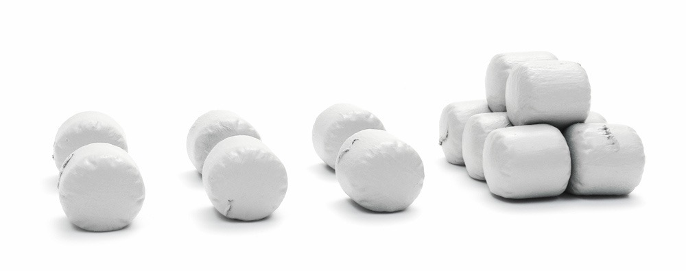 Siloballen Weiß Modell von Artitec 1:87