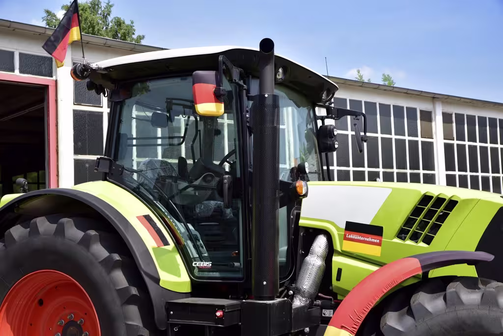 WM 2026 Deutschland Fahnen Schlepper Fanpaket 2 groß eilbote-onlineshop - Agrarfox