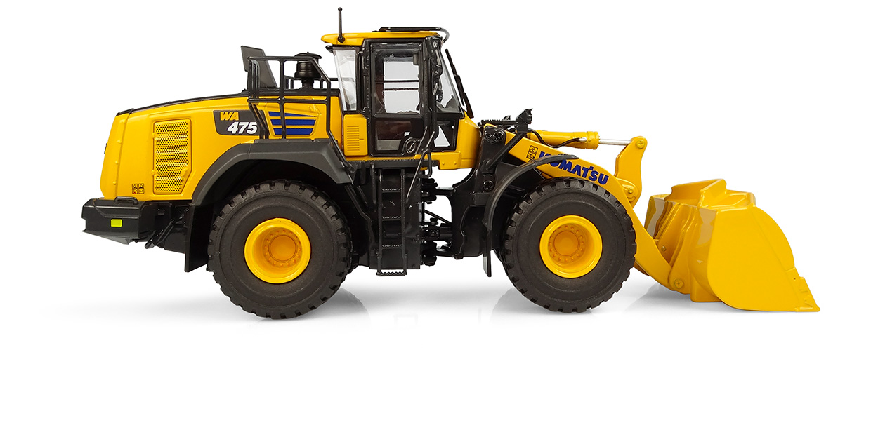 Komatsu WA475-10 Radlader Modell von Universal Hobbies 1:50