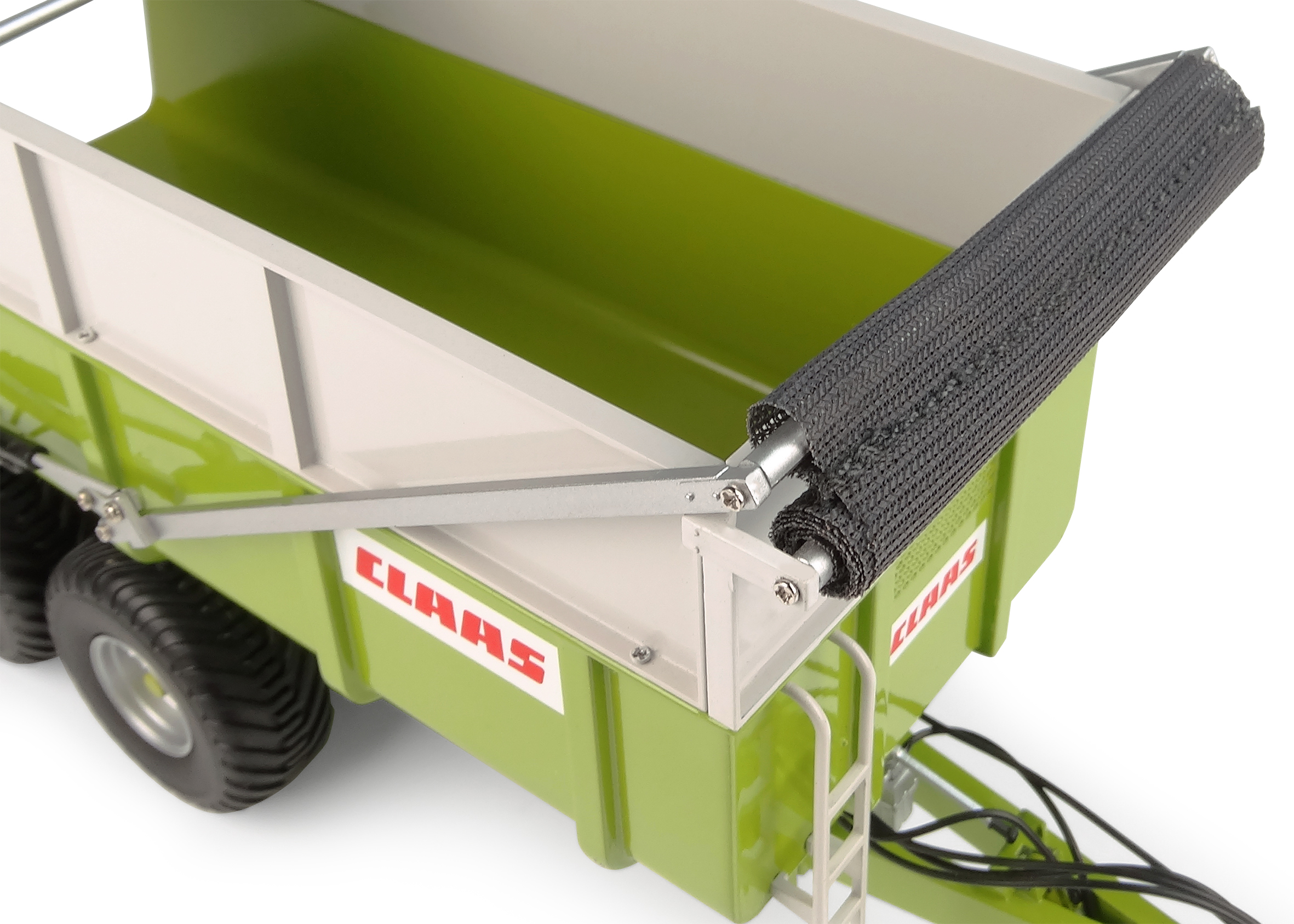 Claas Carat 160T mit hydraulischer Rollplane Modell von Universal Hobbies 1:32