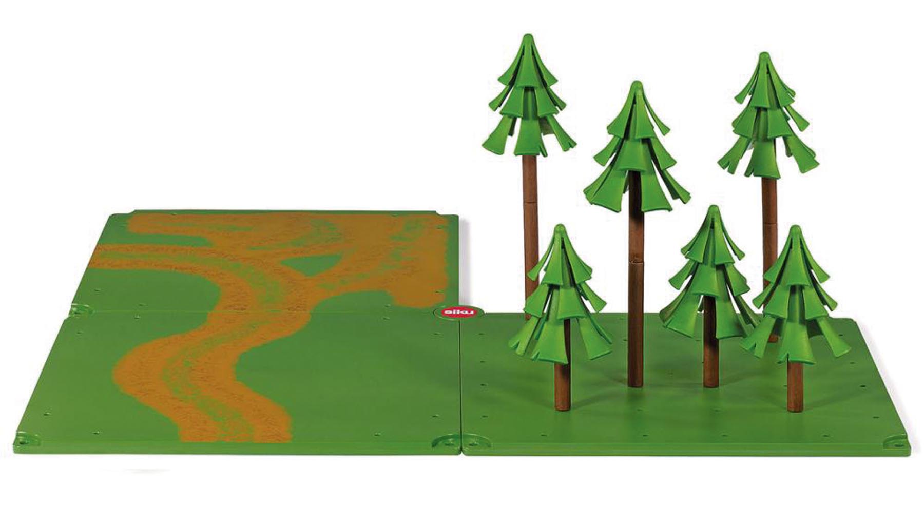 SikuWorld Feldwege und Wald Modell von Siku 