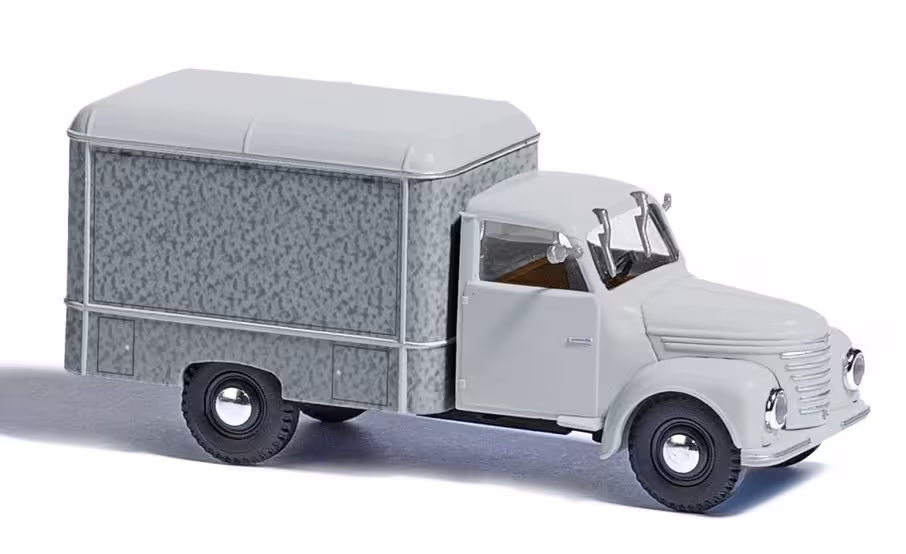 Framo V901/2 Koffer Milchwagen Bj. 1954 grau Modell von Busch 1:87 eilbote-onlineshop - Agrarfox