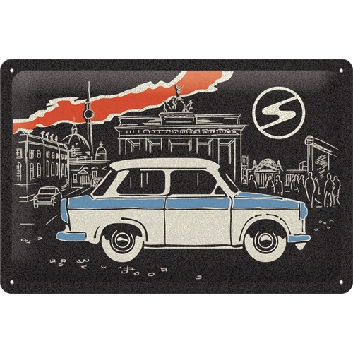Blechschild Trabant
