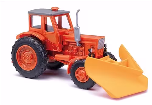 Belarus MTS-52 mit Schneepflug  Modell von Busch 1:87 eilbote-onlineshop - Agrarfox