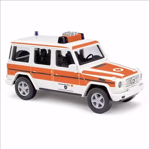 Mercedes-Benz G- Klasse 90 DRK Lampertheim Bj. 1990 Modell von Busch 1:87 eilbote-onlineshop - Agrarfox