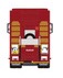 Nooteboom Manoovr 5-achsig mit MB Actros MP5 6x4 rot Modell von  1:50