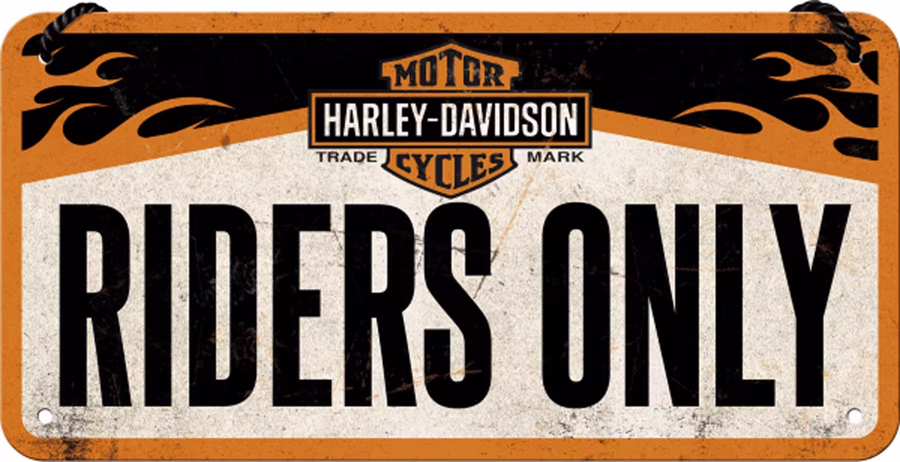 Hängeschild Harley-Davidson Riders only eilbote-onlineshop - Agrarfox