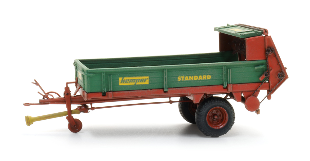 MA76294-1 Artikelname: Kemper Miststreuer Originalhersteller: Kemper von Artitec im Maßstab: 1:87 Hersteller-Nr: 387.725