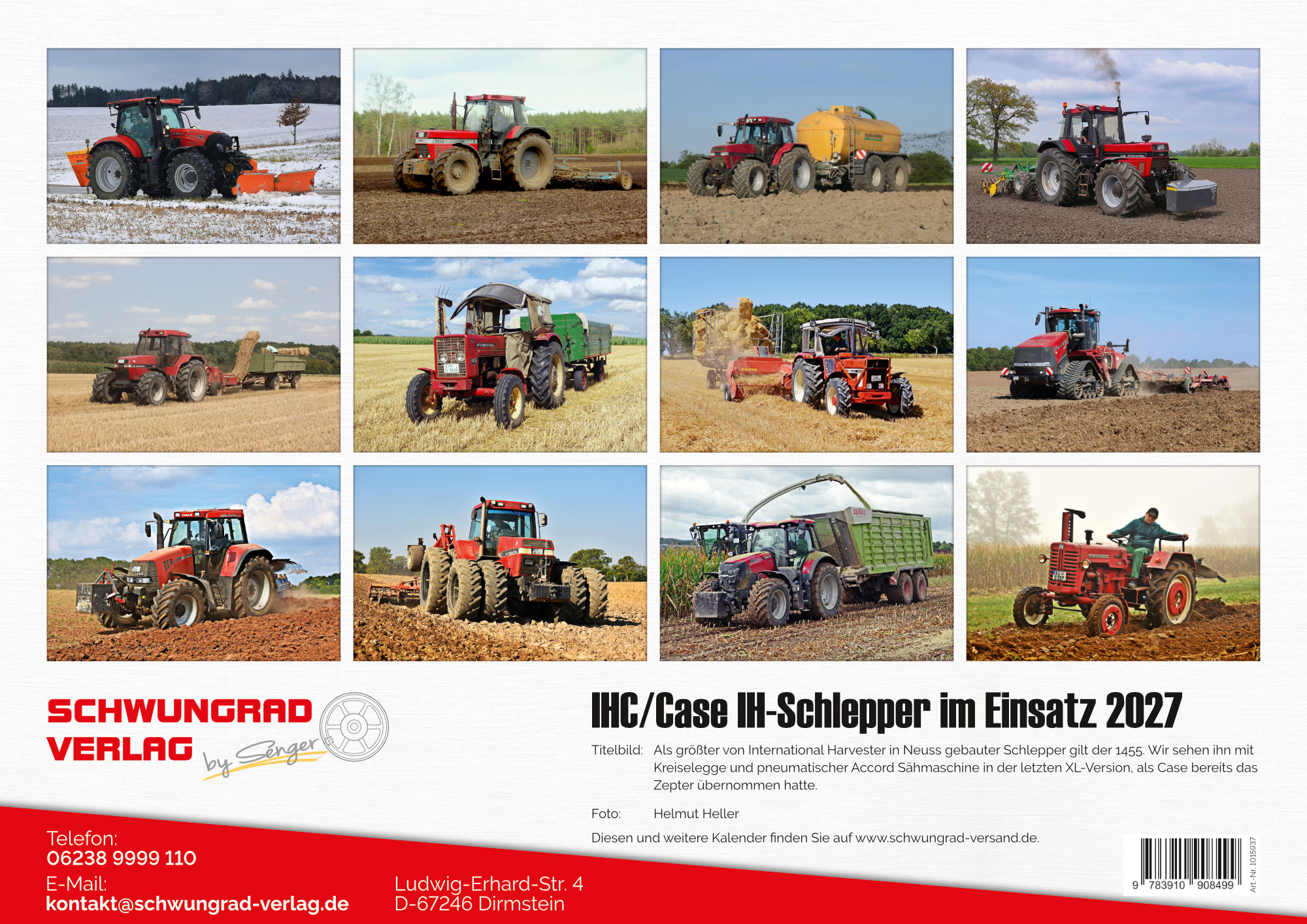 IHC/Case IH Monatskalender 2027