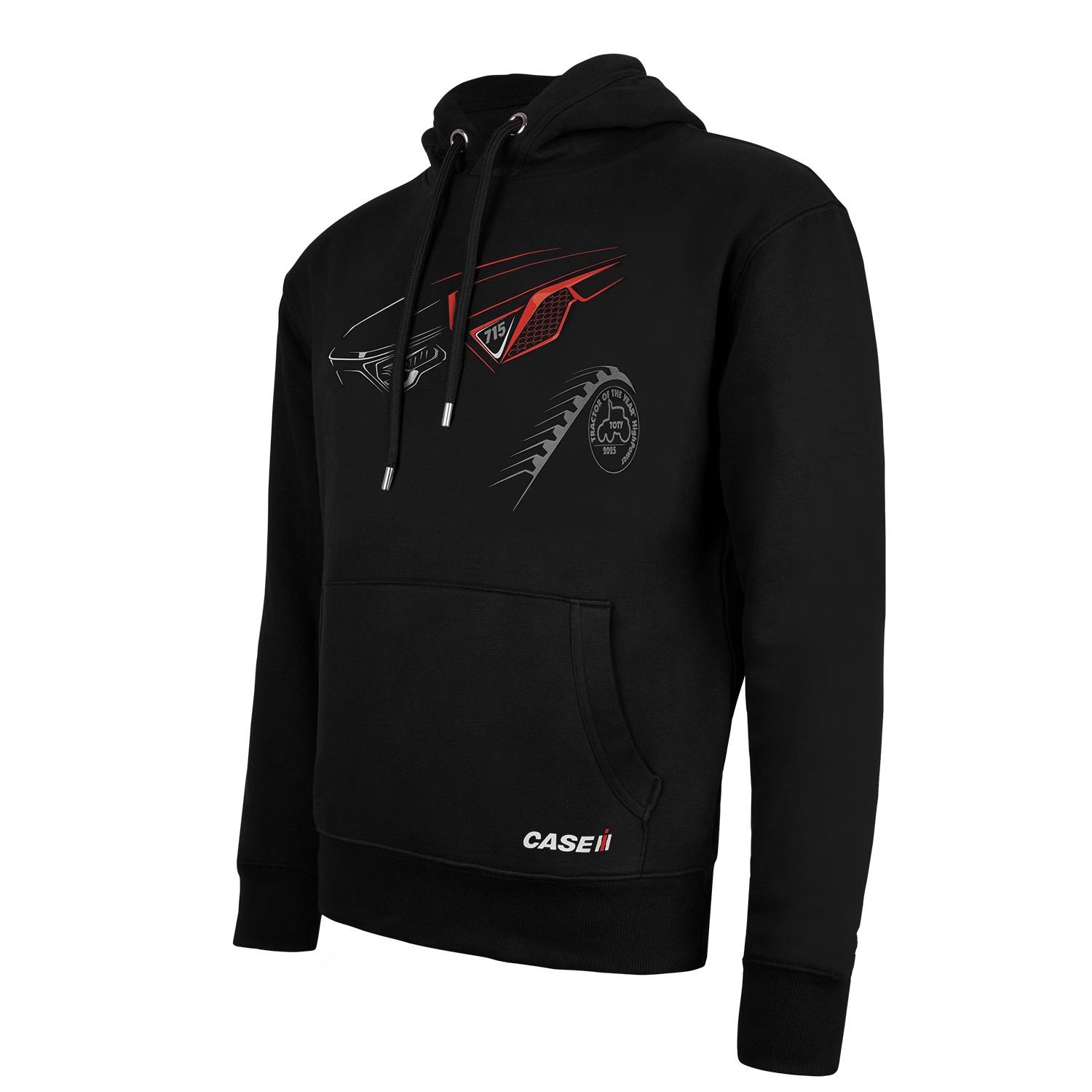 Case IH Hoodie Herren Schwarz