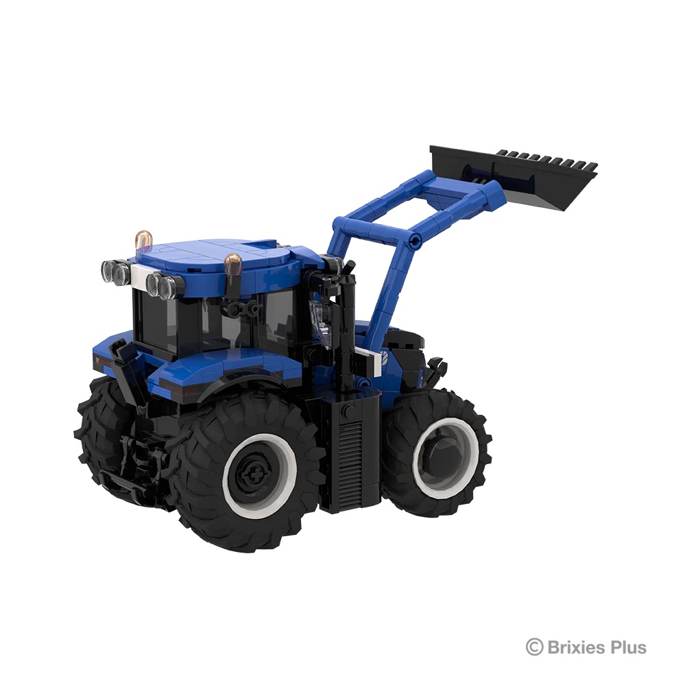 New Holland T6 BRIXIES Plus Klemmbausteine Modell von Brixies Plus 1:32