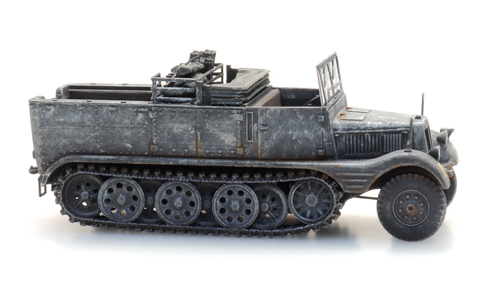 Wehrmacht Sd.Kfz. 11 Leichter Zugkraftwagen 3 t Winter Modell von Artitec 1:87