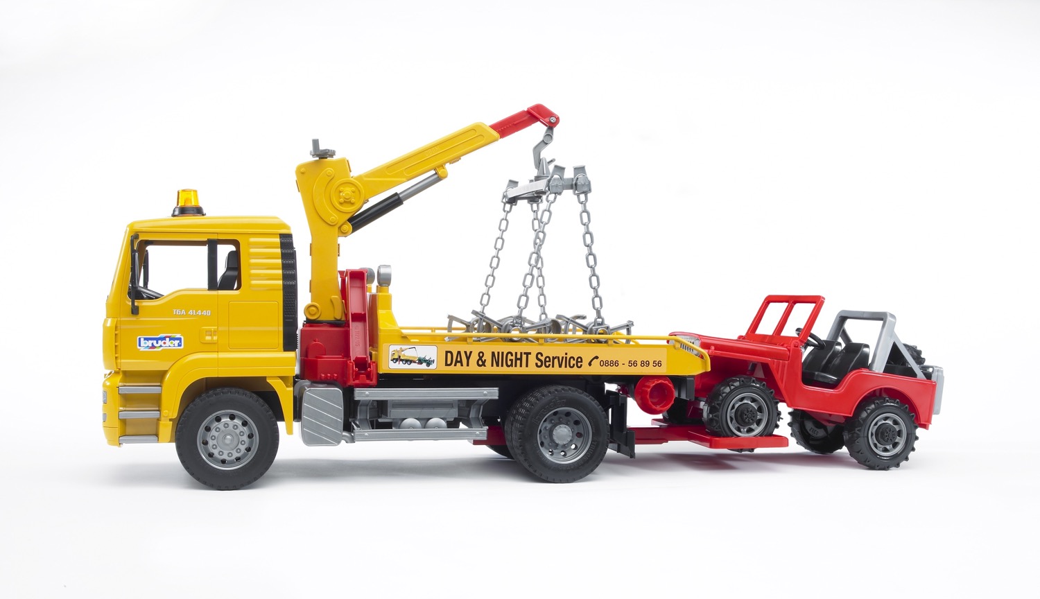 MAN TGA Abschlepp-LKW mit Geländewagen (ohne Light and Sound Modul)