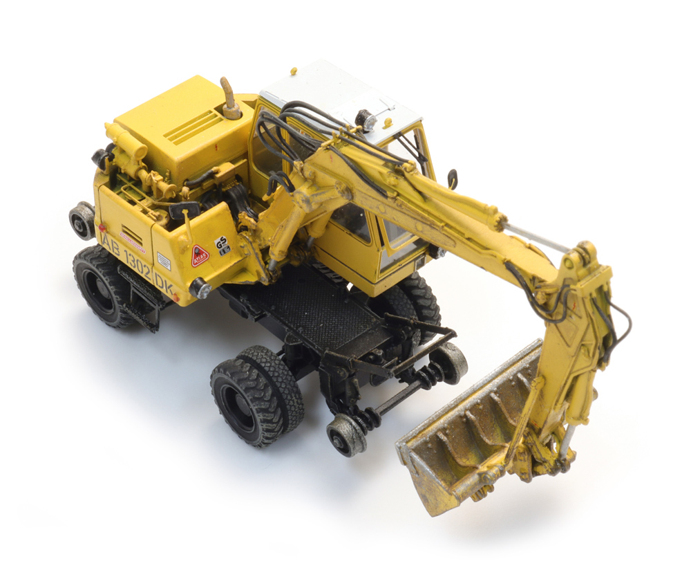 Atlas 1302 DKZW Zweiwegebagger Bausatz Modell von Artitec 1:87