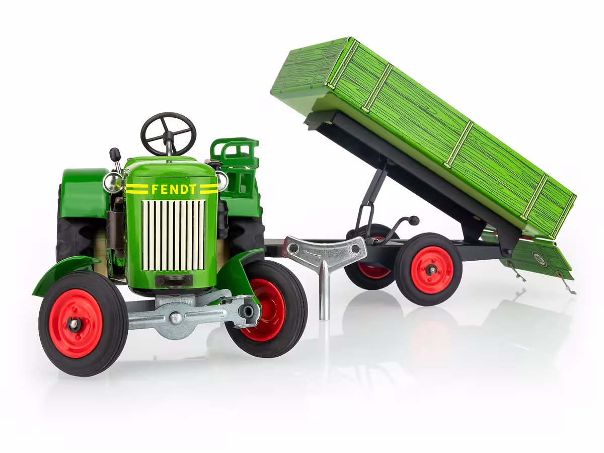 Fendt F20 mit Anhänger einachsig-1