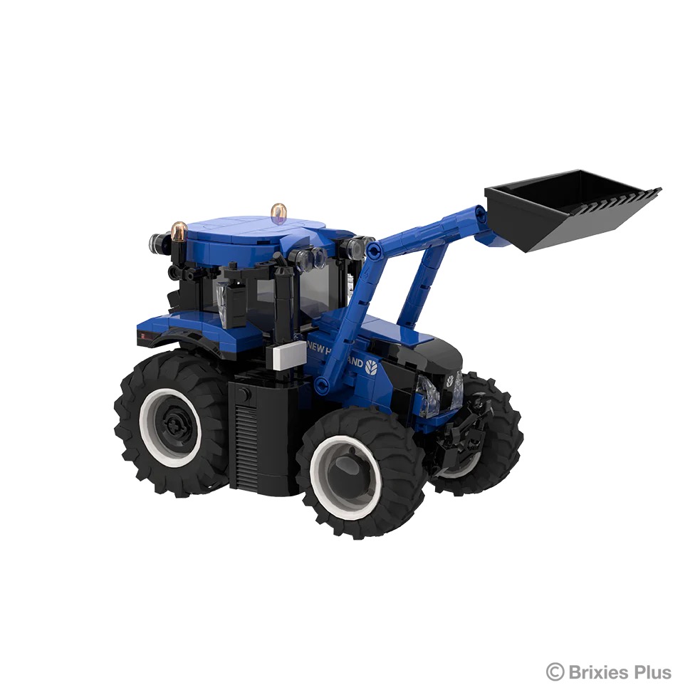 New Holland T6 BRIXIES Plus Klemmbausteine Modell von Brixies Plus 1:32