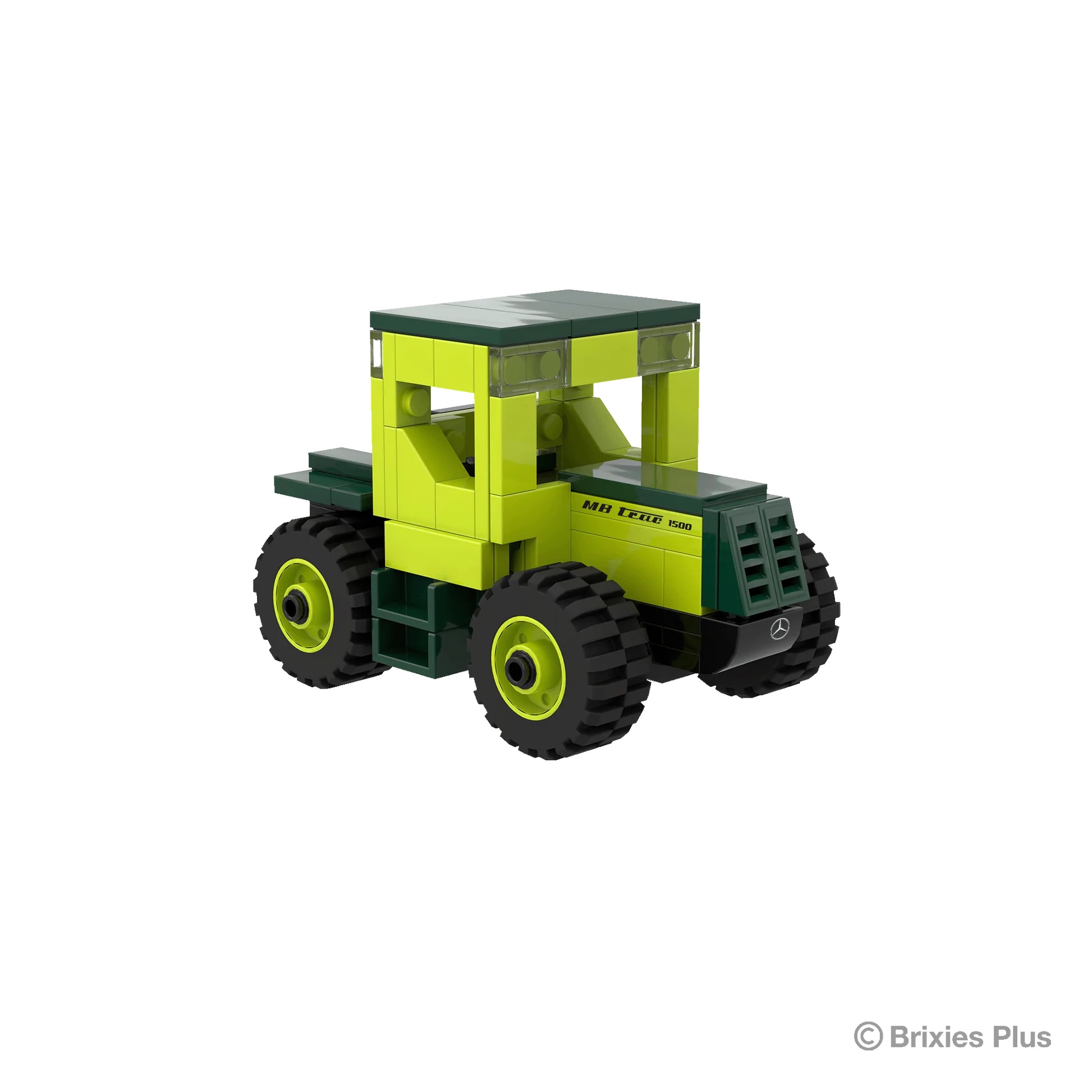 BRIXIES Plus MB-Trac 1500 Micro Scale Modell von Brixies Plus 1:30