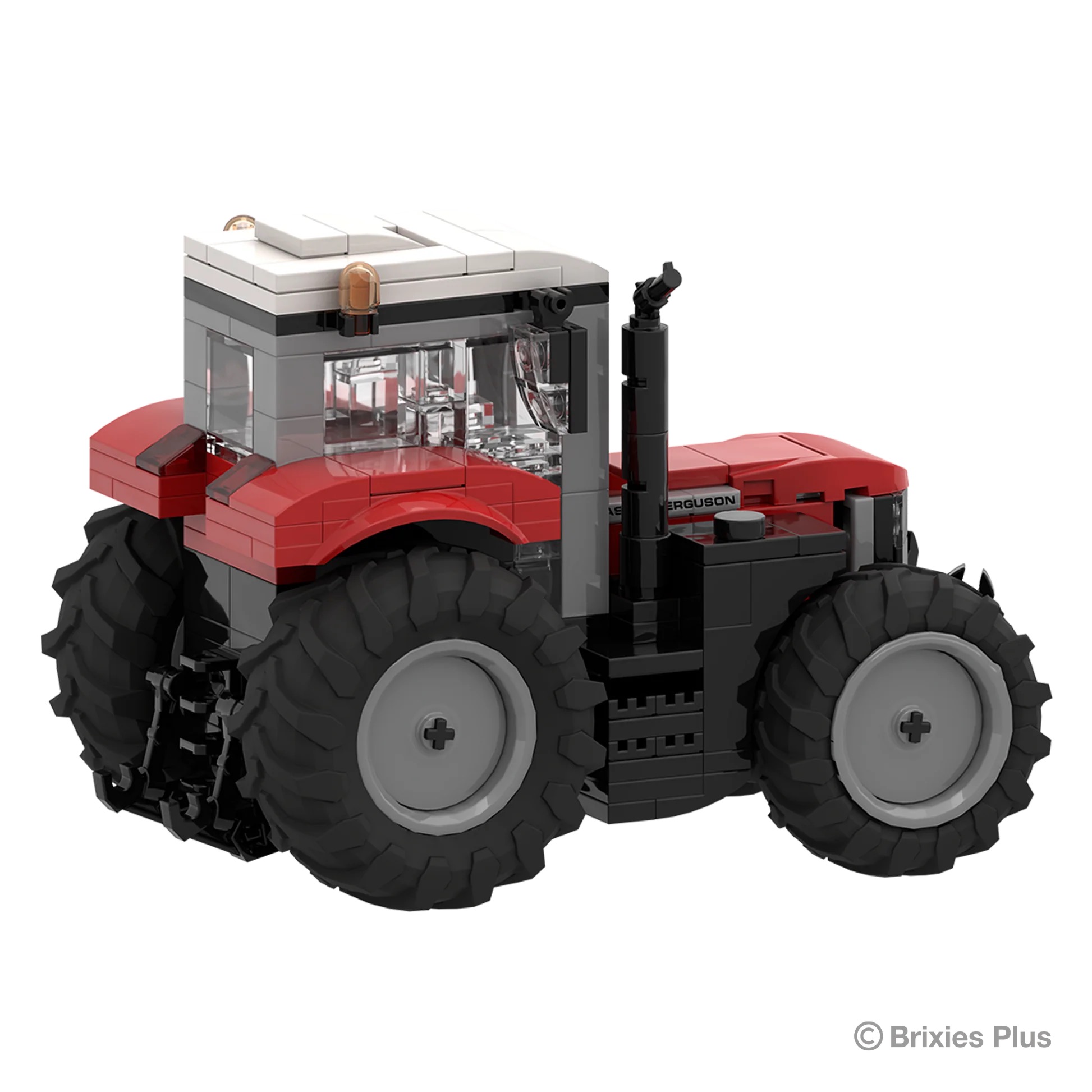 Massey Ferguson 6S BRIXIES Plus Klemmbausteine Modell von Brixies Plus 1:32
