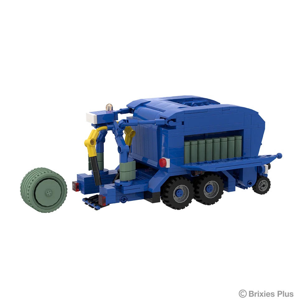 BRIXIES Plus Göweil 1F125 Ballenpresse Modell von Brixies Plus 1:32