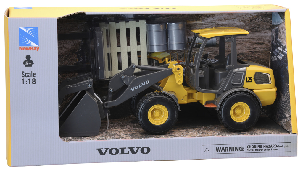 Volvo L25 mit wechselbaren Teilen