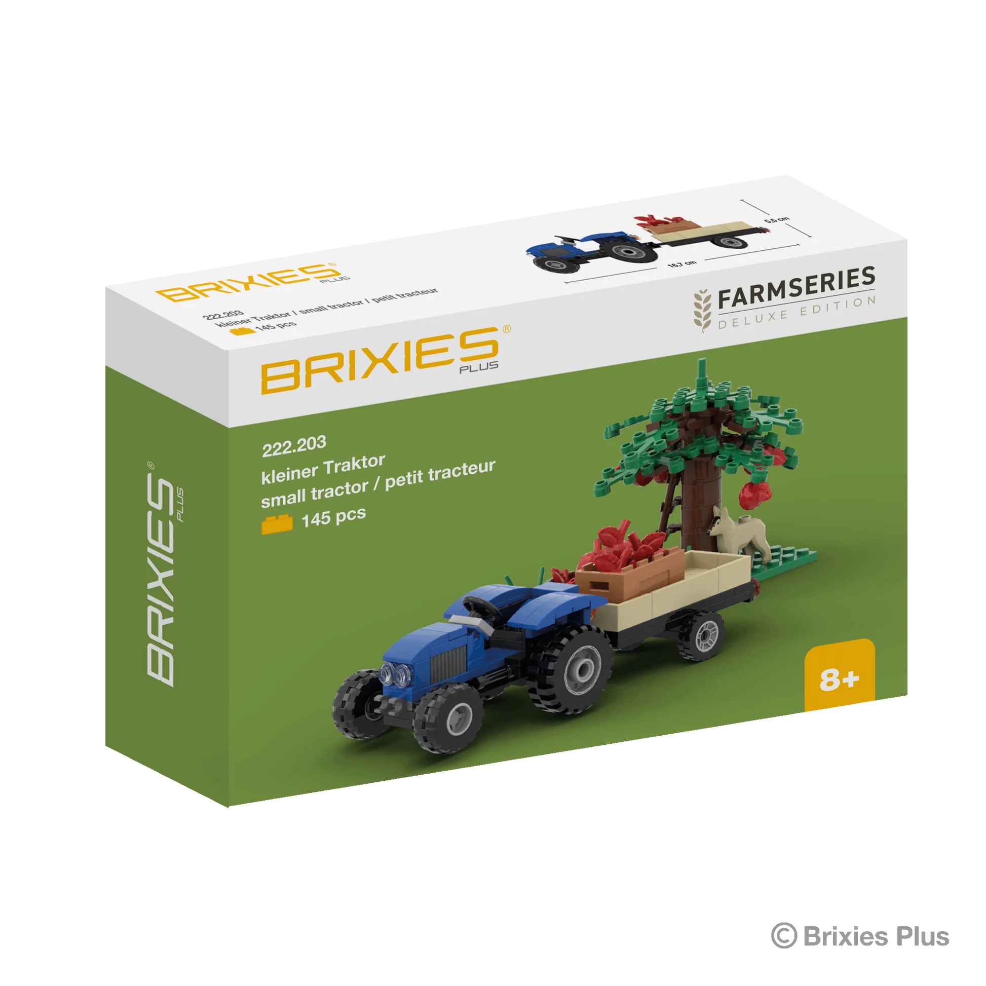 BRIXIES Plus Kleiner Traktor Modell von Brixies Plus 