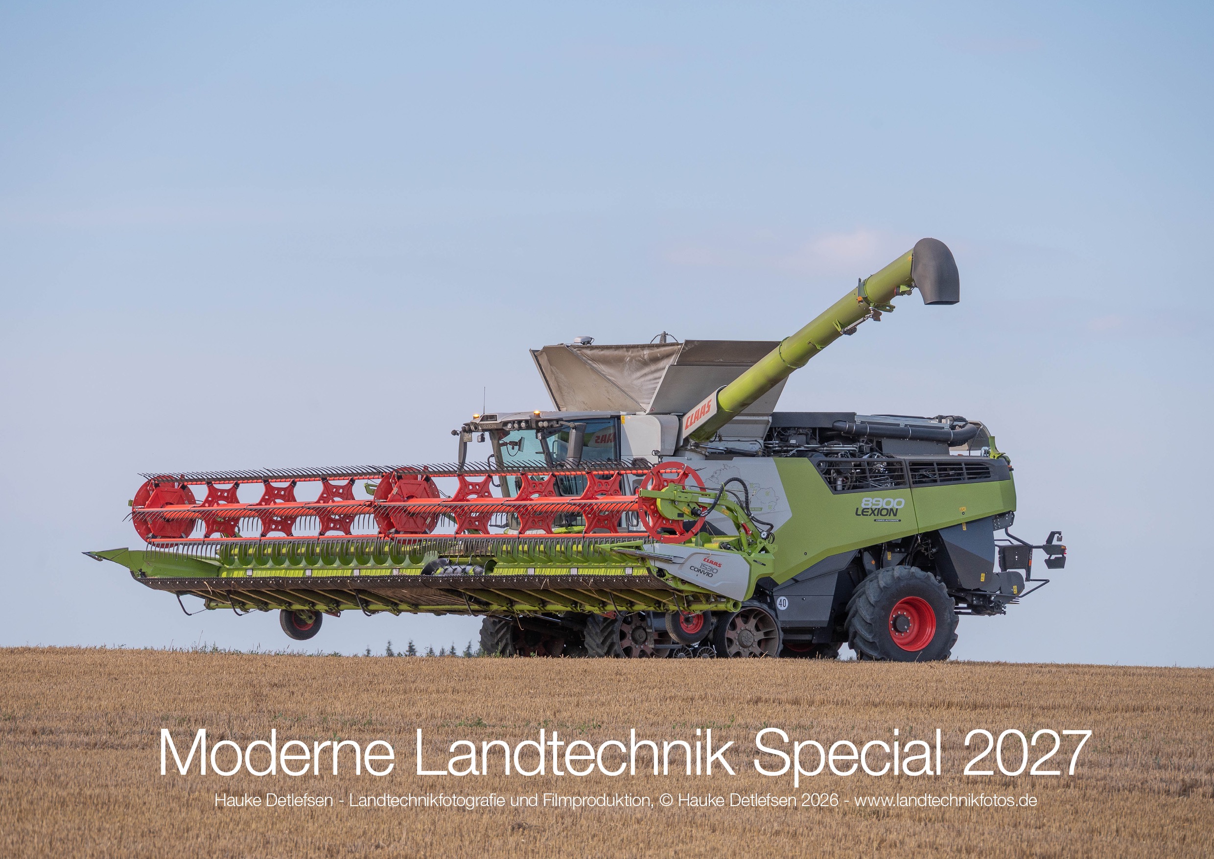 DA76932-1 Artikelname: Moderne Landtechnik Claas Monatskalender 2027 Originalhersteller: Claas
