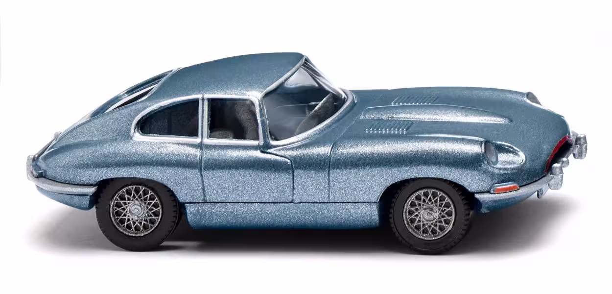Jaguar E-Type Coupé Blau Metallic Modell von Wiking 1:87 eilbote-onlineshop - Agrarfox