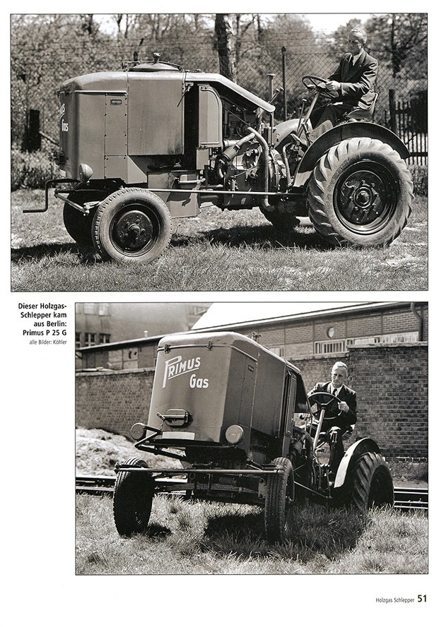 Holzgasschlepper