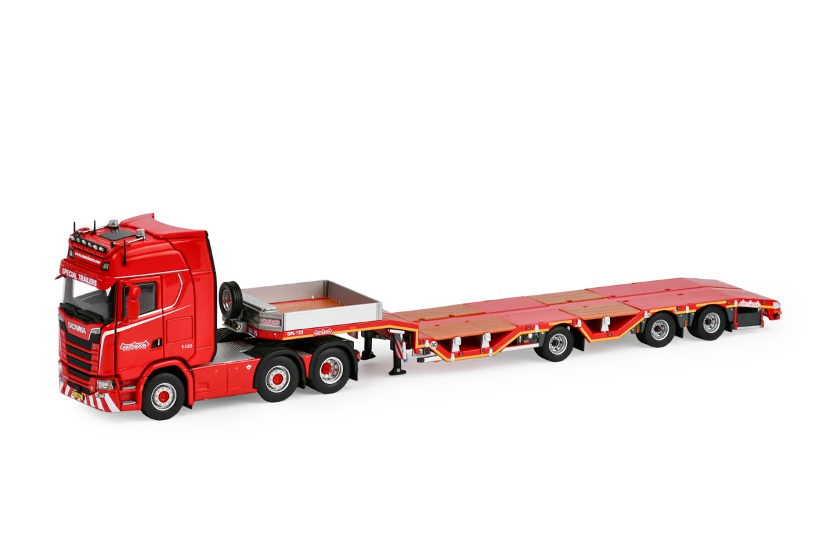 Scania S-Serie mit Nooteboom Redline Dreiachs-Tieflader  Modell von Imc Models 1:50
